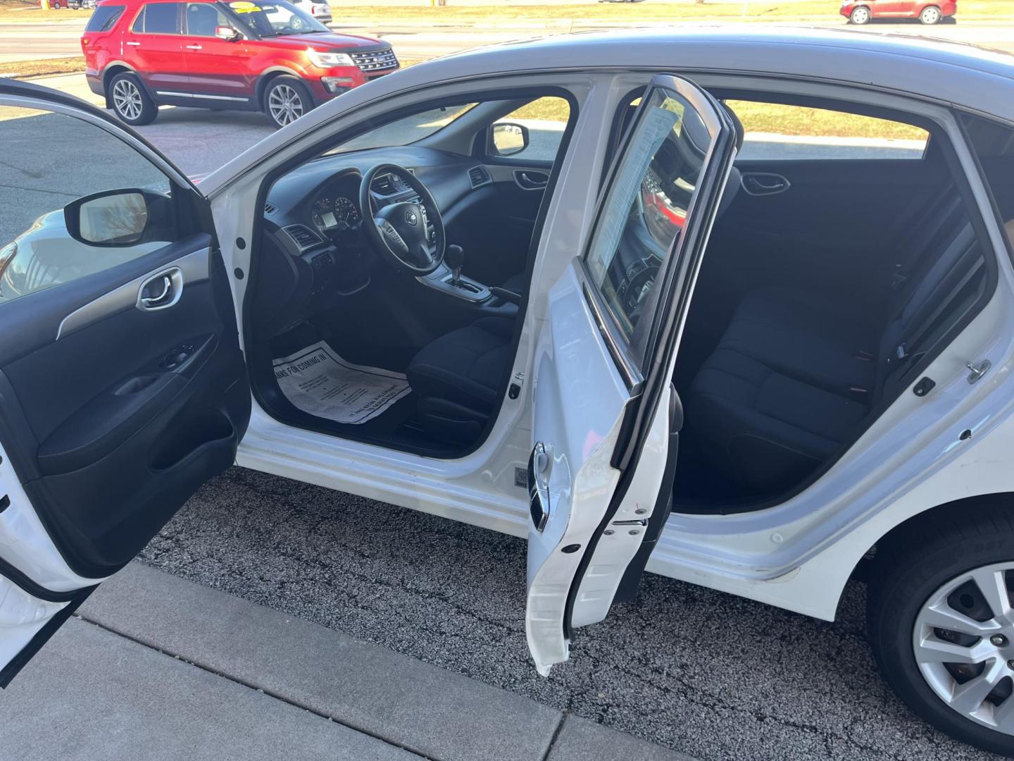 2015 White Nissan Sentra S (3N1AB7AP4FY) with an 1.8L I-4 DOHC engine, located at 1633 W Kimberly, Davenport, IA, 52806, (563) 323-5341, 41.559456, -90.598732 - Photo#8