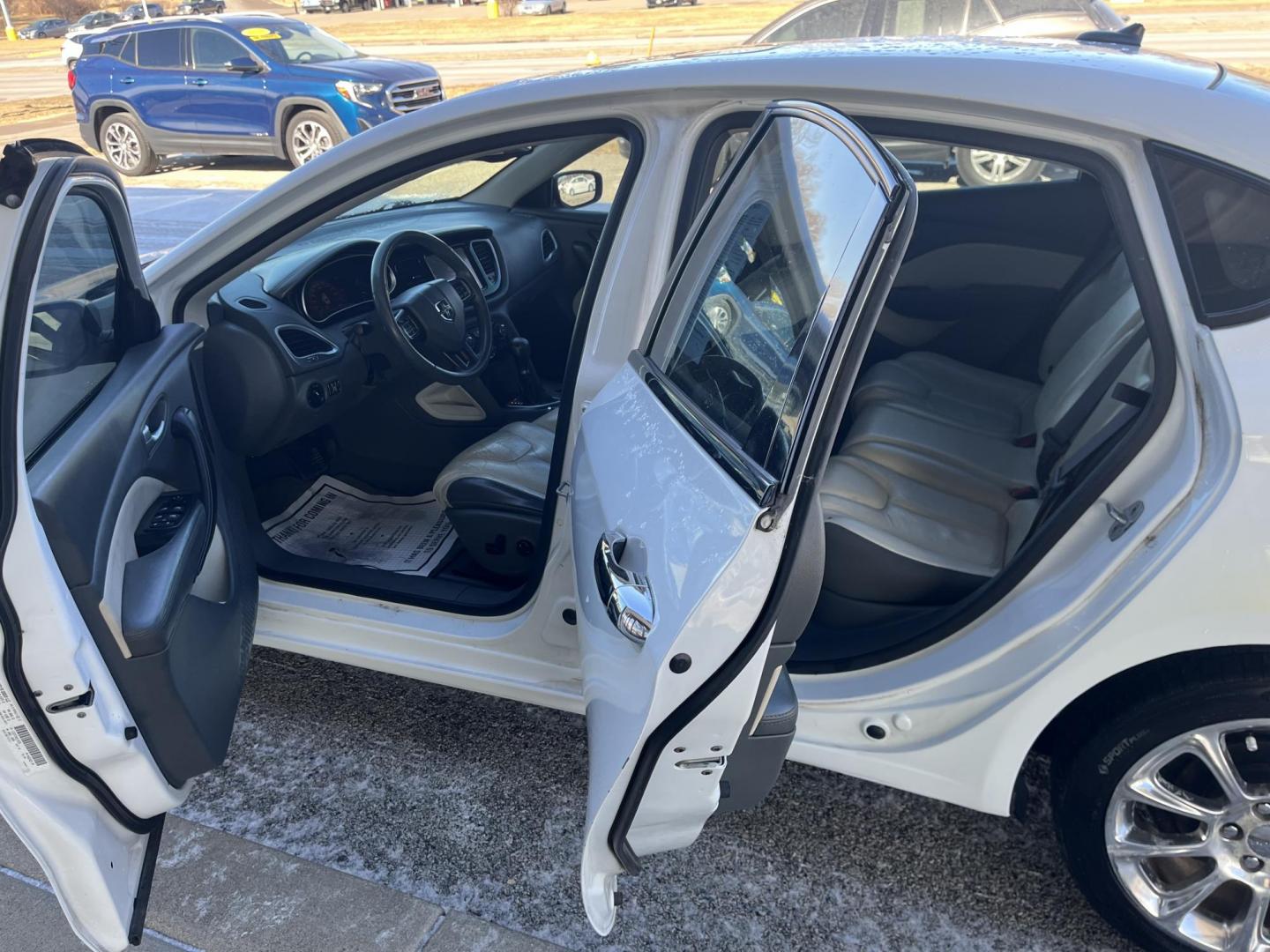 2013 White Dodge Dart Limited (1C3CDFCH0DD) , Auto transmission, located at 1633 W Kimberly, Davenport, IA, 52806, (563) 323-5341, 41.559456, -90.598732 - Photo#8