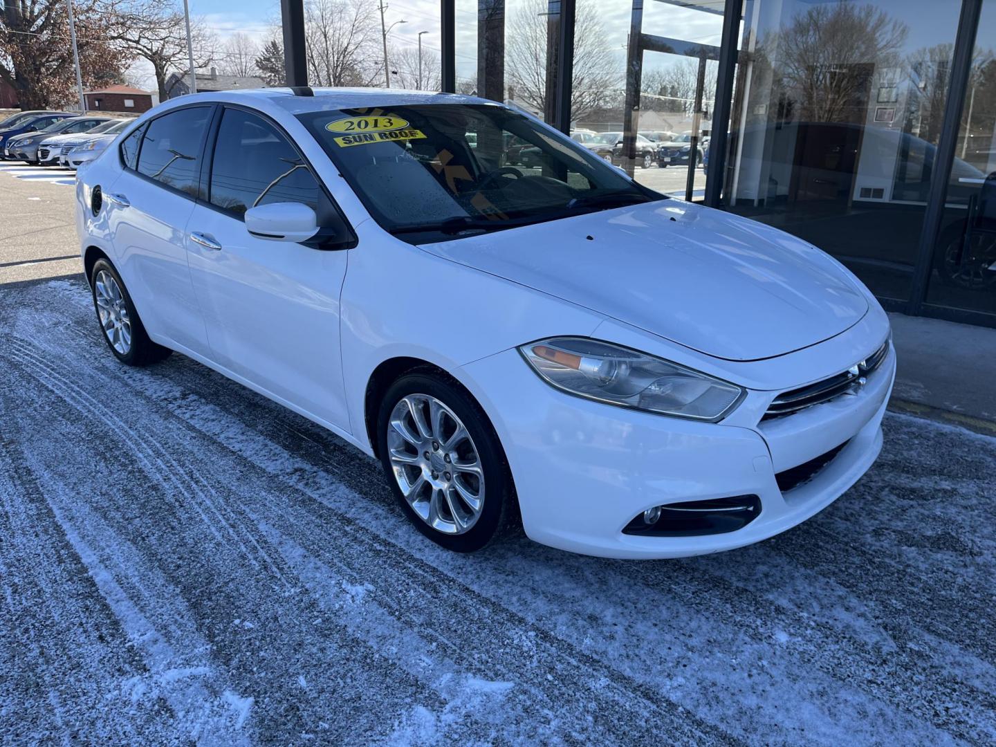2013 White Dodge Dart Limited (1C3CDFCH0DD) , Auto transmission, located at 1633 W Kimberly, Davenport, IA, 52806, (563) 323-5341, 41.559456, -90.598732 - Photo#2