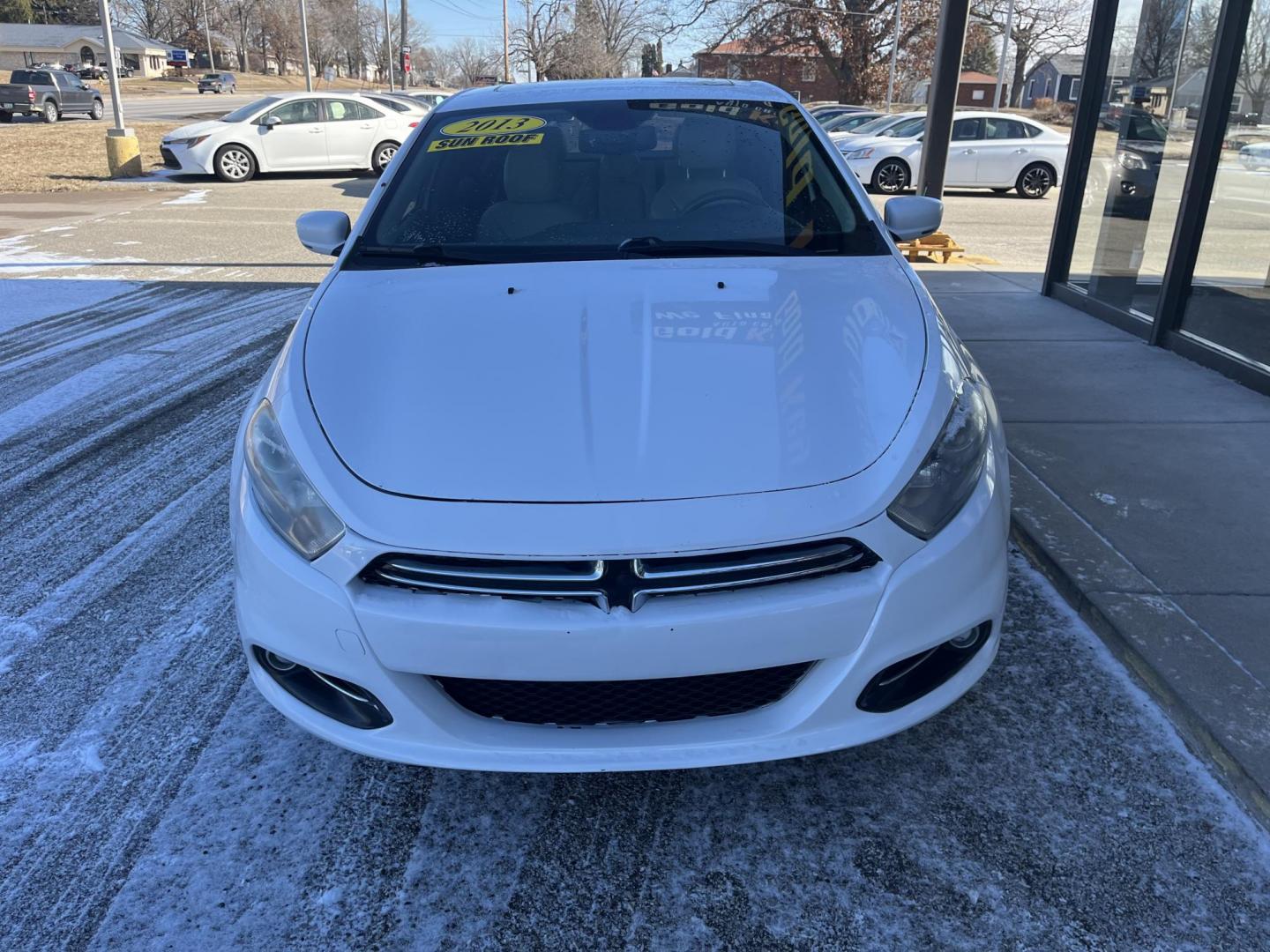 2013 White Dodge Dart Limited (1C3CDFCH0DD) , Auto transmission, located at 1633 W Kimberly, Davenport, IA, 52806, (563) 323-5341, 41.559456, -90.598732 - Photo#1