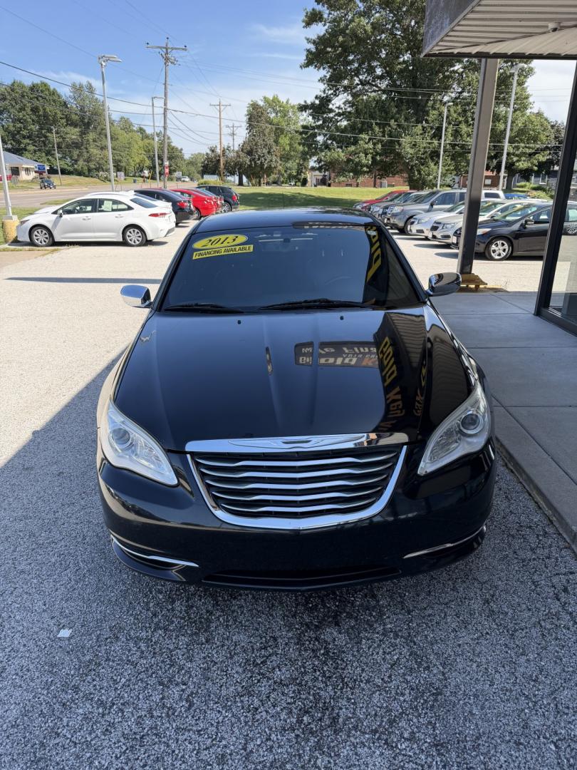 2013 Black /Black Leather Interior Chrysler 200 Limited (1C3CCBCG7DN) with an 3.6L V6 DOHC 24V FFV engine, 6-Speed Automatic transmission, located at 1633 W Kimberly, Davenport, IA, 52806, (563) 323-5341, 41.559456, -90.598732- Photo#1